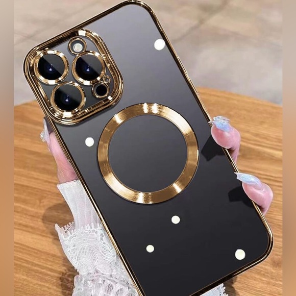 COPY - iPhone 16- Pro Max Case | Gold Rubber Case *New* - Picture 3 of 4